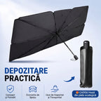 Parasolar Umbrelă UVX Pro - Reduce temperatura din mașină cu până la 30°C