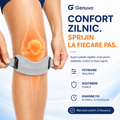 Genuvo™ – Bandă Ortopedică din Silicon pentru Genunchi | Suport Reglabil pentru Rotulă